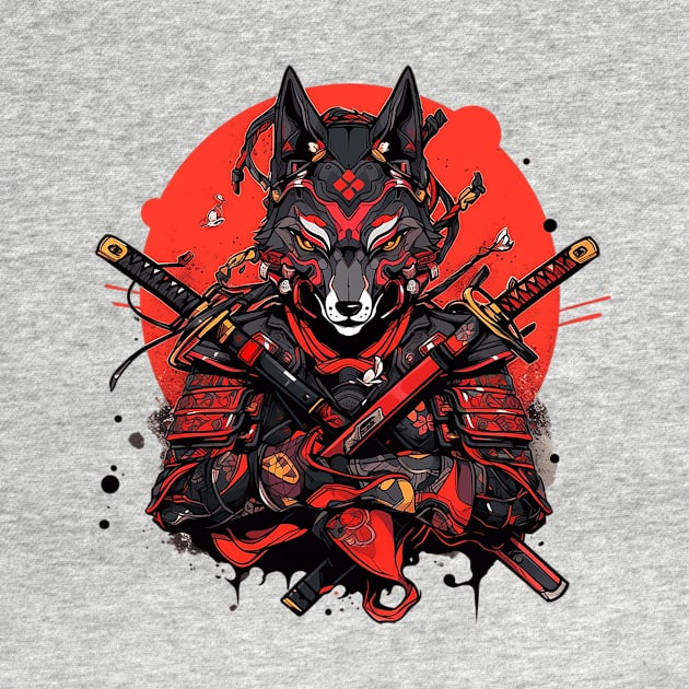 fox mask samurai by fancy ghost